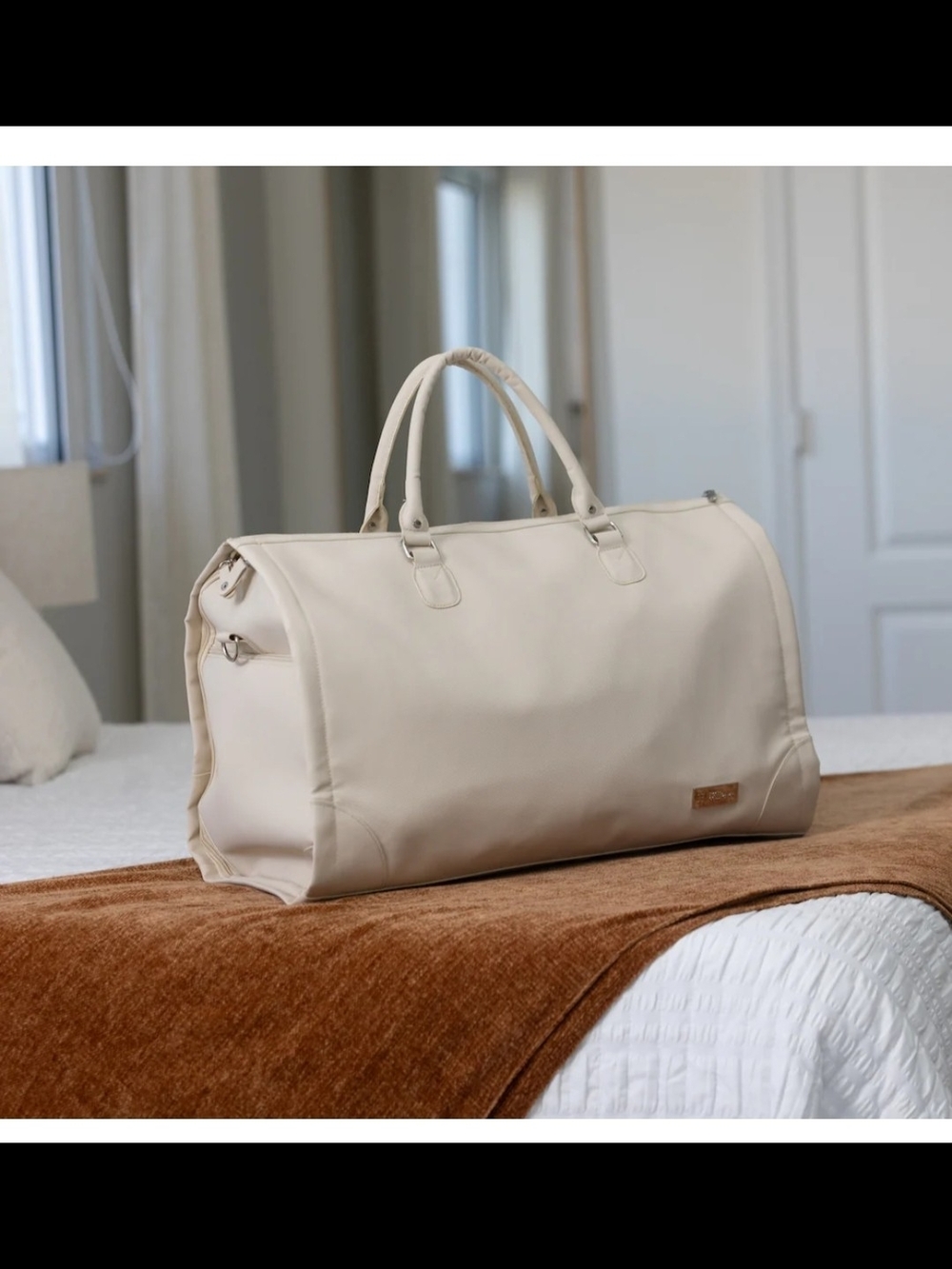 Hotel Collection Duffel Bag- Champagne